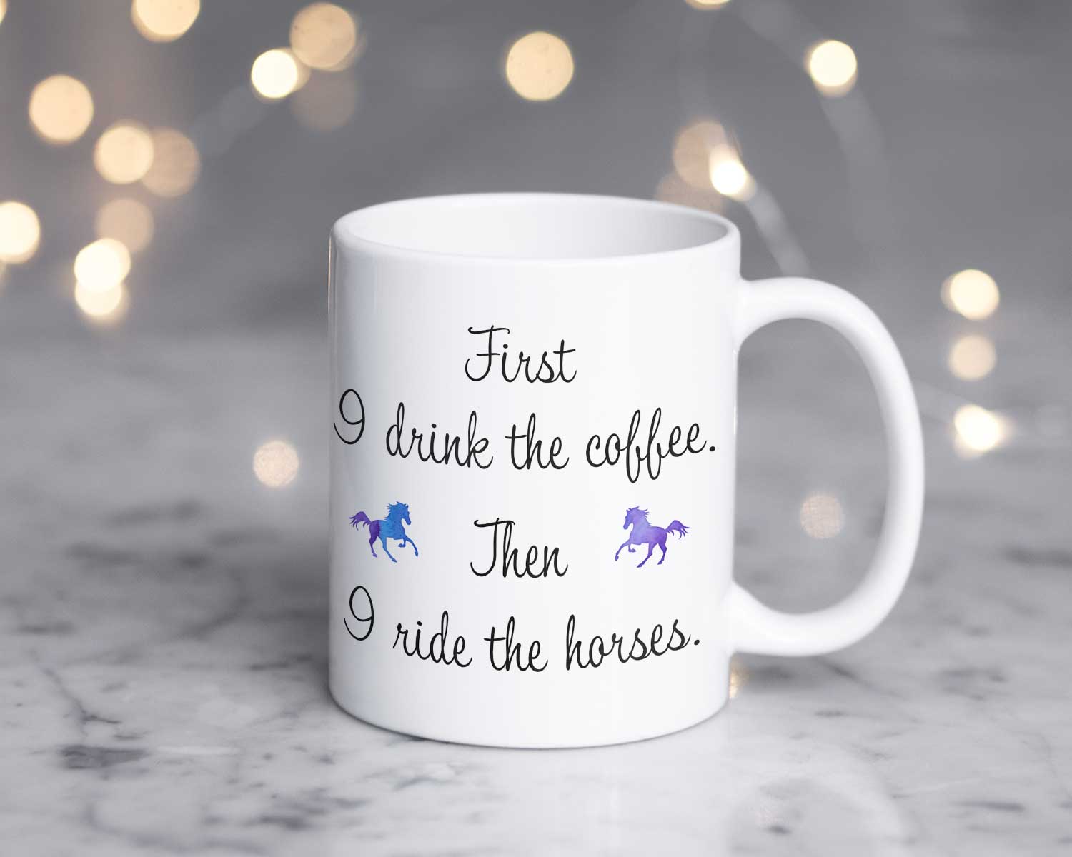First I Drink the Coffee Mug