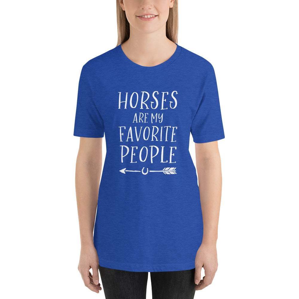 Horses Are My Favorite People T-Shirt