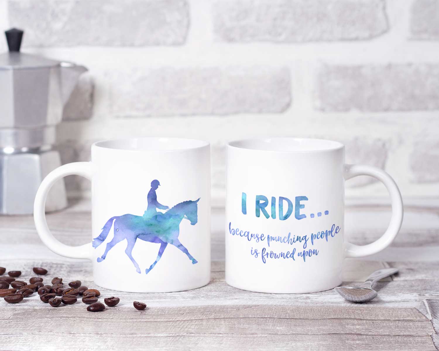 I Ride Because Mug