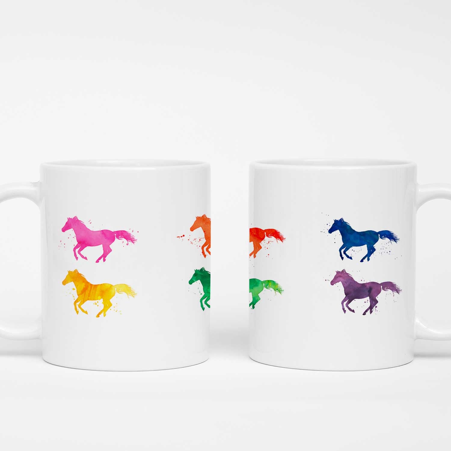 Rainbow Horses Mug