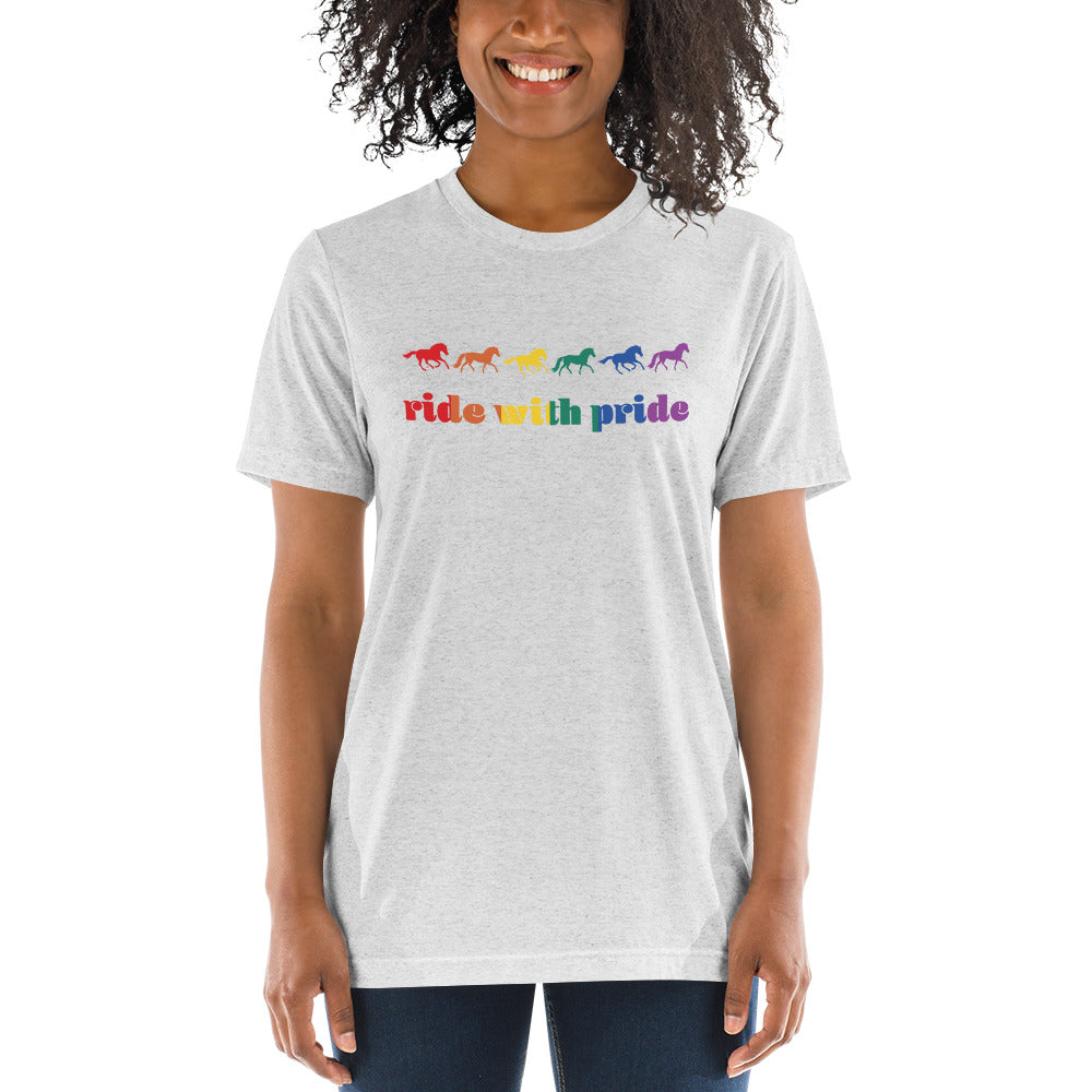 Ride with Pride Tri-Blend T-Shirt