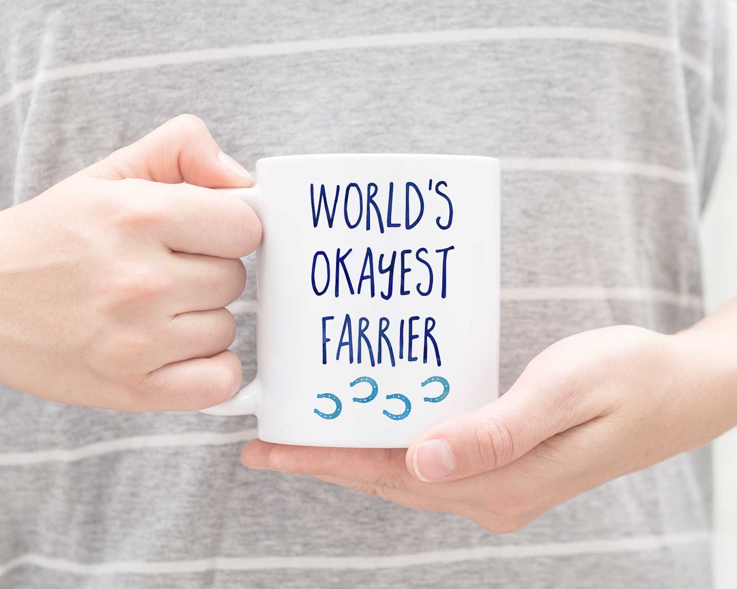 World's Okayest Farrier Mug