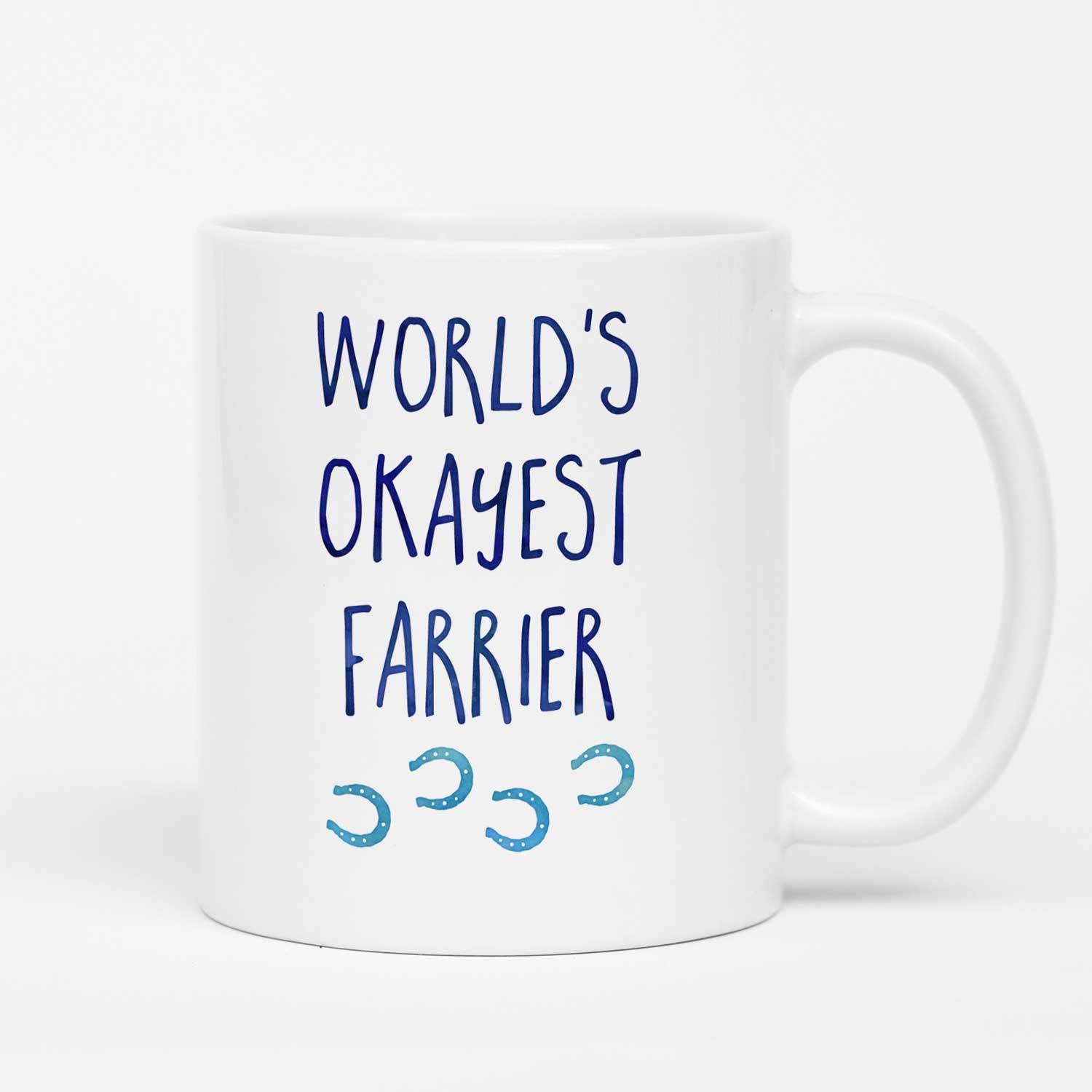 World's Okayest Farrier Mug