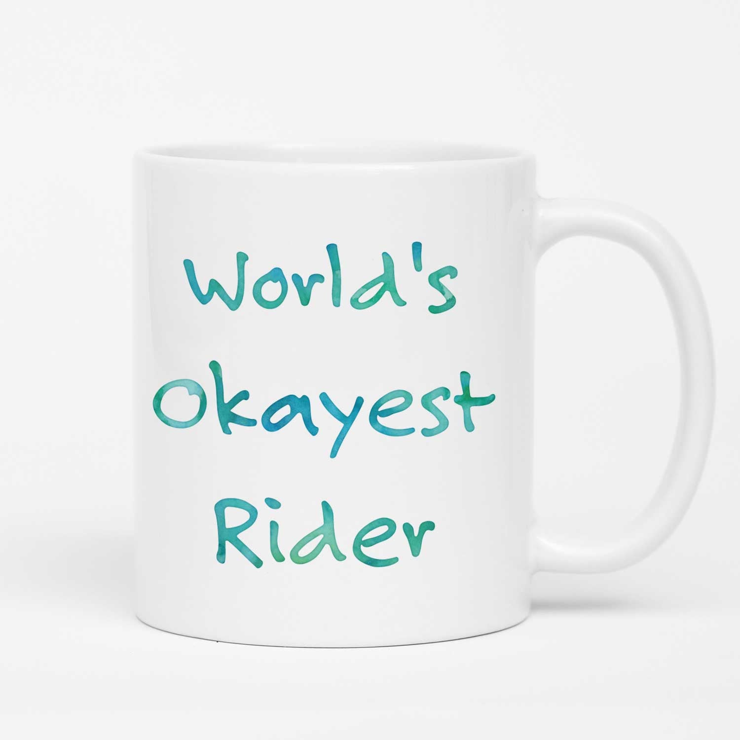World's Okayest Rider Mug
