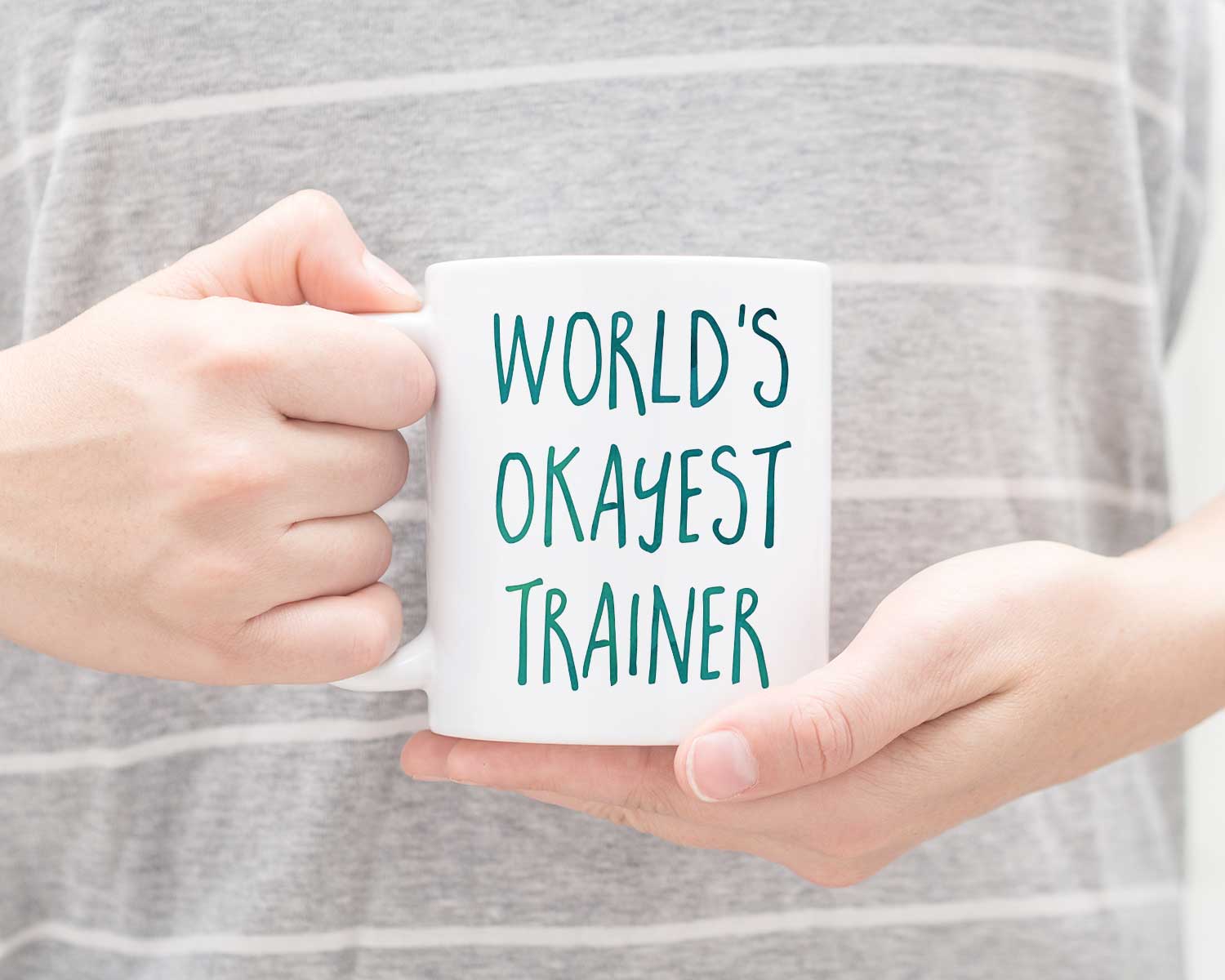 World's Okayest Trainer Mug