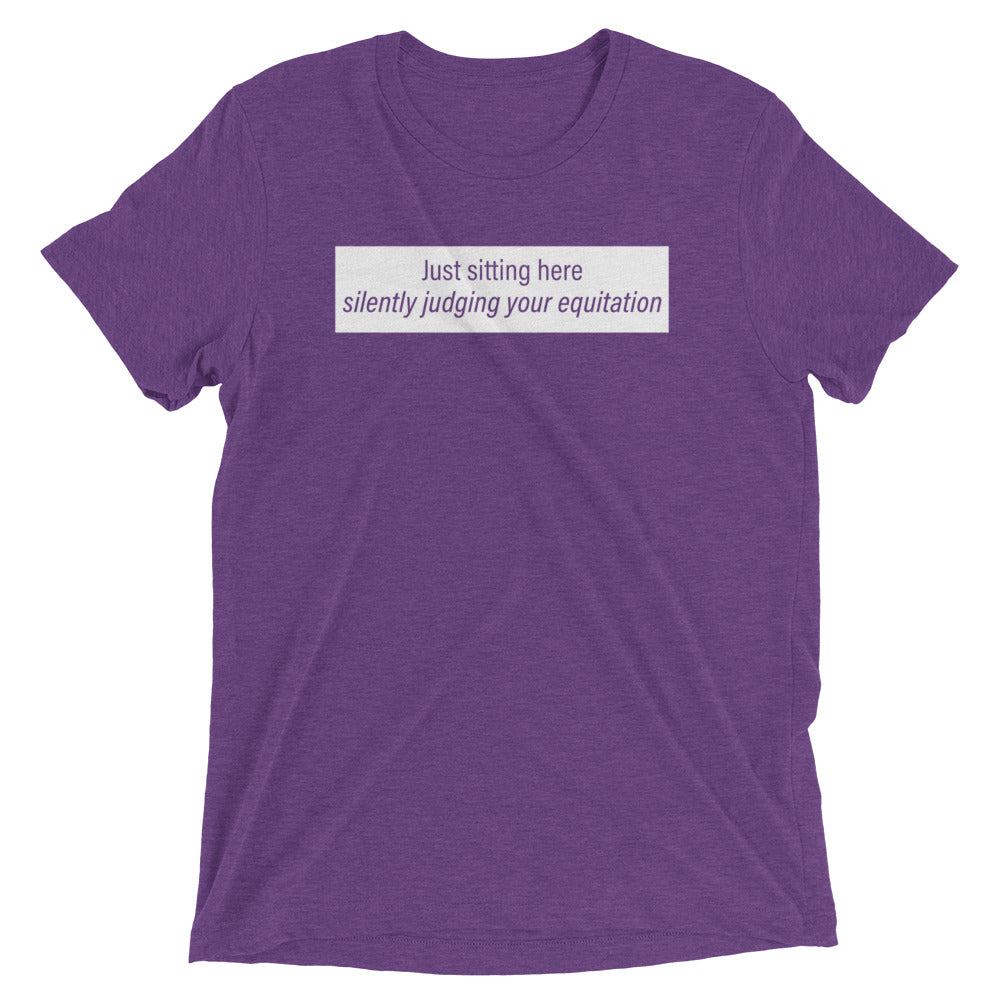 Judging Your Equitation Tri-Blend T-Shirt